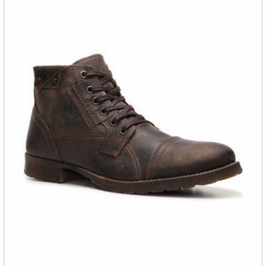 Bull Boxer Brosus Ankle Boots Mens 13 Brown Leather Lace Up Cap Toe Distressed Bullboxer Men main image 3